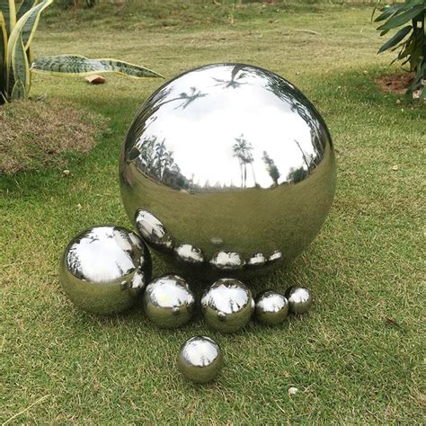 Stainless Steel Hollow Ball Seamless Mirror Ball Sphere Gazing Ball