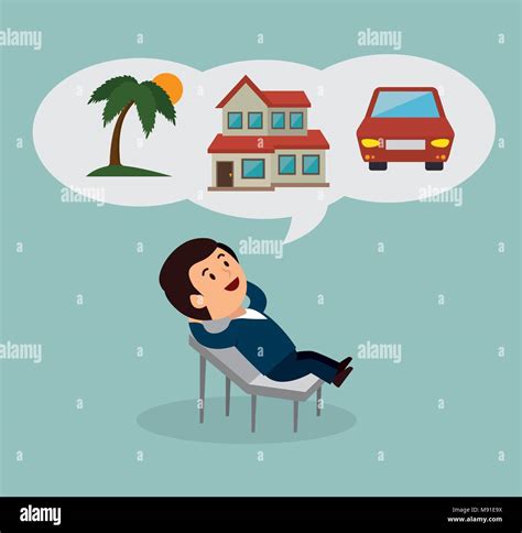 Person Dreaming Design Vector Illustration Eps10 Graphic Stock Vector Image And Art Alamy