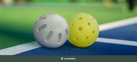 Pickleballs Vs Wiffle Balls Explained Justpaddles