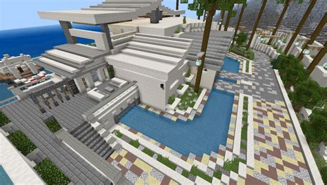Minecraft Pe Modern Mansion Map Gasstuff