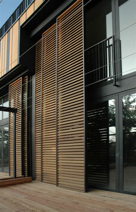 House shutters / window louvers. Modern Exterior Shutters For a Stylish Facade