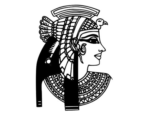 Dibujo De Perfil De Cleopatra Para Colorear Arte De Egipto Egipto Perfiles Dibujo