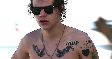 Harry styles and louis tomlinson show off more new tattoos as one. Harry Styles Reveals Absolutely Shockingly Bad Tattoos ...