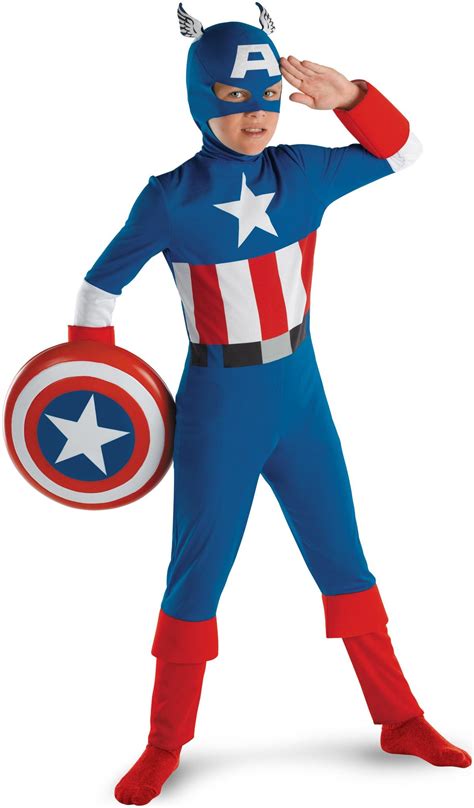 Captain America Classic Child Costume Captain America Costume Kids