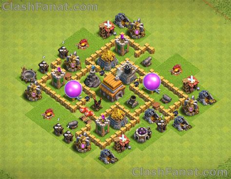 Clash Of Clans Town Hall 5 Base - Town hall 5 base - Best th5 layout Clash of Clans 2019