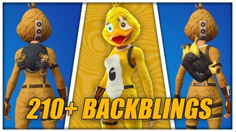 Quackling Skin Fortnite Showcase With 210 Back Blings Youtube