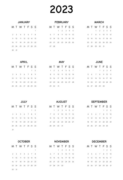Premium Vector 2023 Calendar Year Calendar For 2023 On White