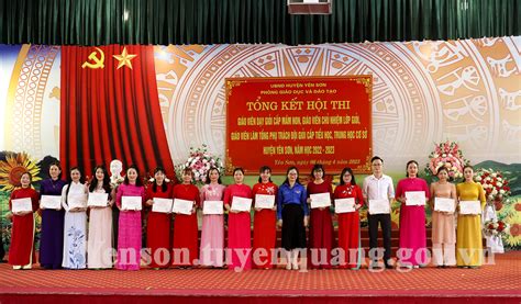 Tổng Kết Hội Thi Giáo Viên Dạy Giỏi Cấp Huyện Năm Học 2022 2023