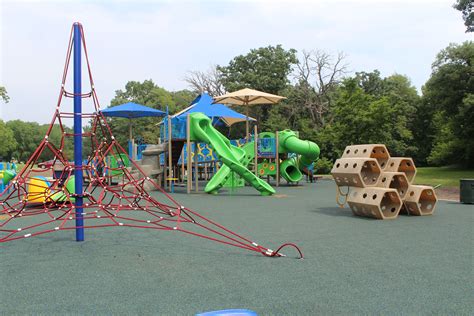 Visit the new Ashley Okland Star Playground at Ewing Park. This