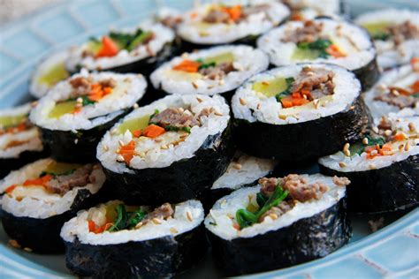 Kimbap is one of the healthiest and cheapest convenience foods you can buy. Beef Kimbap | Chef Julie Yoon
