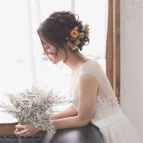 ウェディングドレスに似合う花嫁ヘアスタイル60選!長さ別に ...