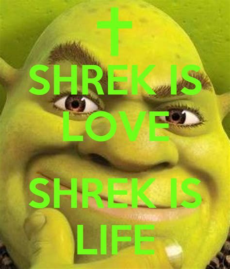 Shrek Is Love Shrek Is Life Poster Alastairkenton Keep