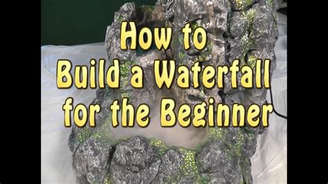 How to make a waterfall. Build a waterfall for the beginner + Christian message ...
