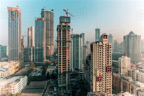 City Skyline Of Modern Office And Residential Buildings Mumbai