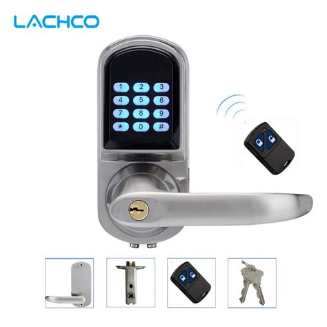 Lachco Electronic Door Lock Remote Control Password Mechanical Key