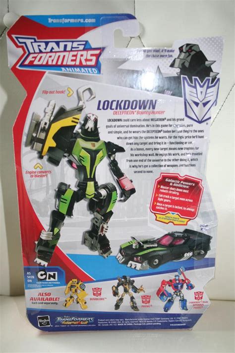 Andrew hanzo earnest l saulsberry jr optibotimus looks back s2 e1: Transformers Animated - Lockdown Deluxe Class Figure ...