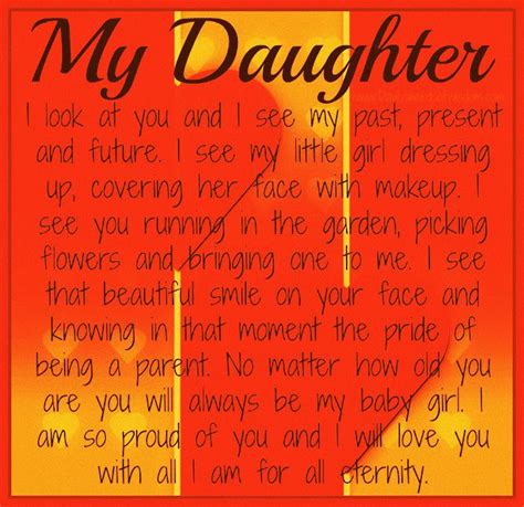 I Love My Daughter Quotes And Sayings Quotesgram