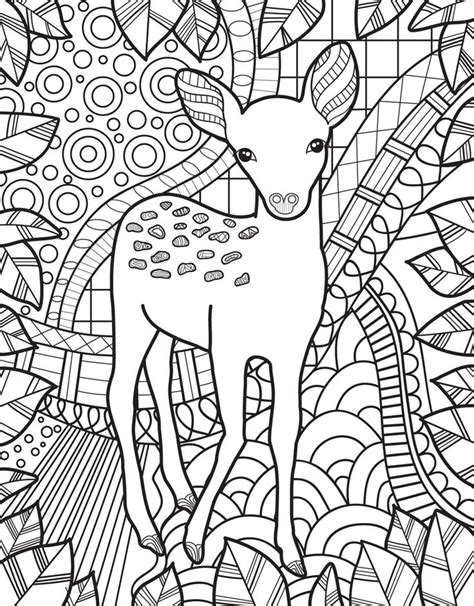 1000+ images about Animal Coloring Pages for Adults on Pinterest