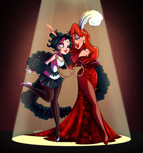 betty boop and jessica rabbit by penbensie on deviantart