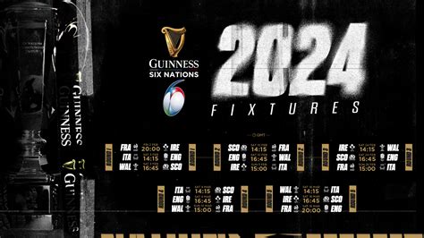 Six Nations Rugby 2024 Guinness Six Nations Fixtures Confirmed