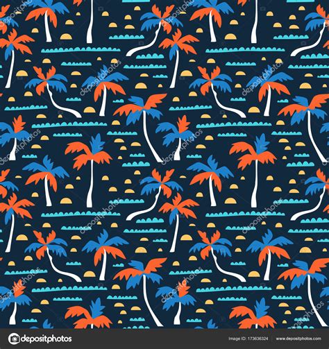 Seamless Beach Pattern Stock Vector Image By ©utro Na More 173636324