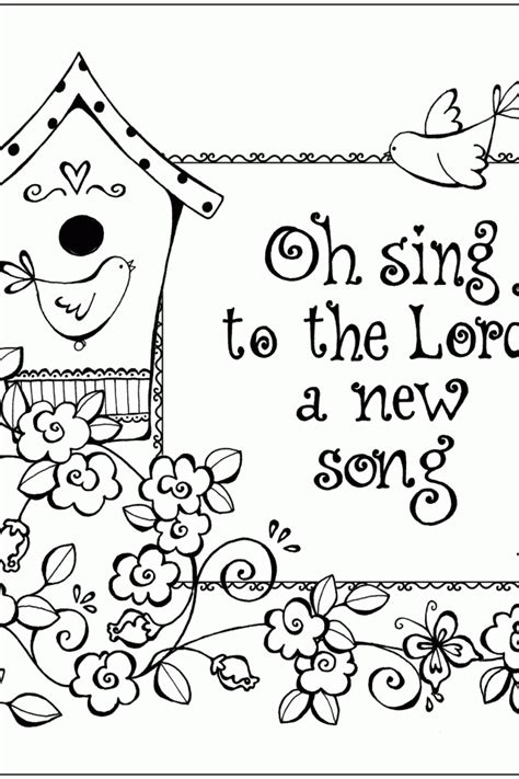 Coloring Pages With Bible Verses - Coloring Home