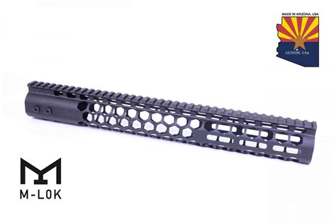 Guntec Usa 15 Air Lite Series Honeycomb M Lok Free Floating