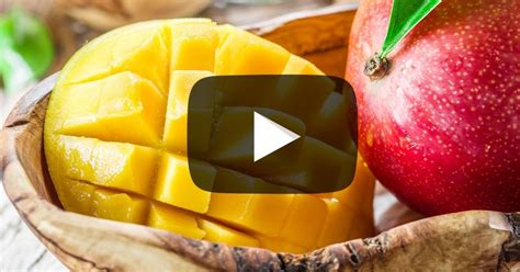 Wie schält man eine mango? Mango in Igelform schneiden