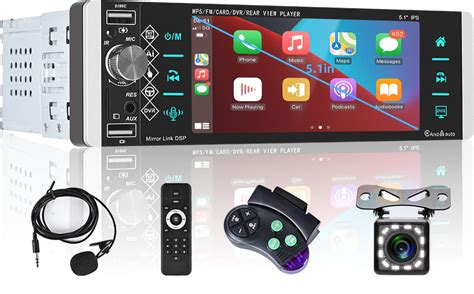 Buy Single Din Touchscreen Car Stereo Apple Carplay Android Auto 51