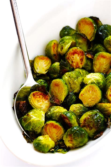 This recipe for baked cheesy brussels sprouts with bacon is dedicated to anyone out there who is convinced that they don't like brussel sprouts! The BEST Roasted Brussels Sprouts - Cravings Happen