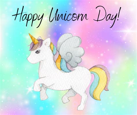 Happy Unicorn Day Polka Dot Pot