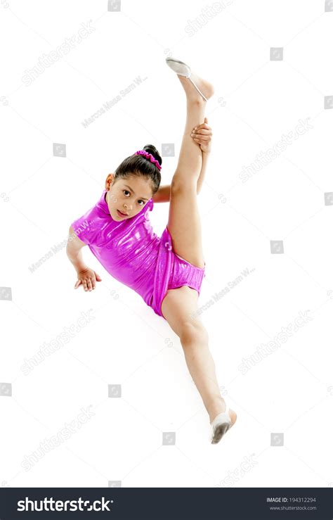 Young Cute Ballet Dancer Ballerina Little Stockfoto 194312294