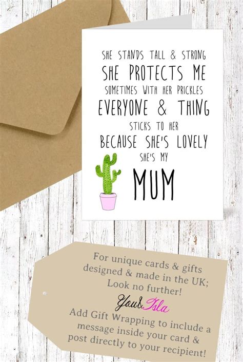 Simplified court cards, custom pips and indices, and a classic casino styled back displaying the cactus i chose a few of these brilliant hues to display on the back of these cards. Cactus NANNY Cactus Mum Love you! Mothers Day CARD Mum ...