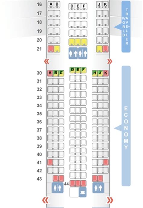 Boeing 787 8 Jet Seating Chart