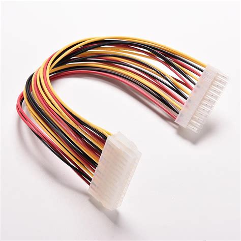 Atx 24 Pin Male To 24pin Female Power Supply Extension Cable Internal
