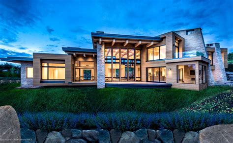 219 Million Newly Built Contemporary Style Mansion In Aspen Co