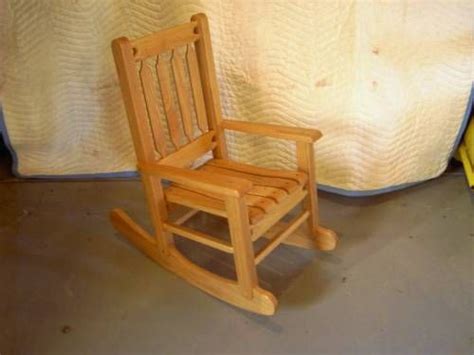 This cute little chair is a favorite with children and will last for years to come. Childs Rocker | Rocking chair plans, Kids rocking chair ...