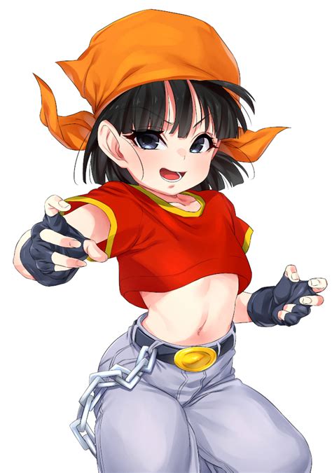 Rom 20 Pan Dragon Ball Dragon Ball Dragon Ball Gt 1girl Bandana Blouse Breasts