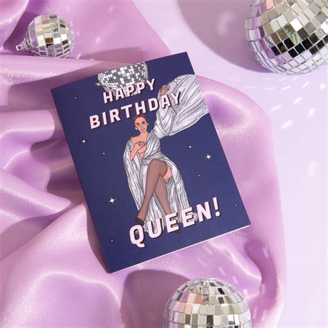 Happy Birthday Queen Card Party Mountain Paper Co