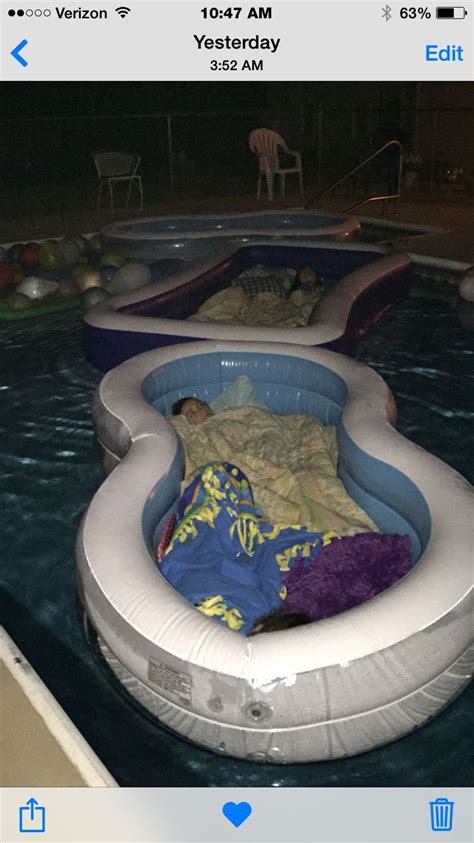 My Daughter Had A Summer Party And Used Half Priced Blow Up Pools As