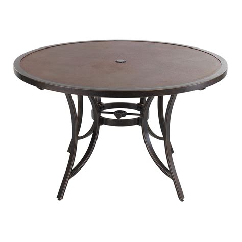 Buy Casual World 48 Outdoor Round Dining Table Cast Aluminum Patio