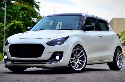 This Lowered Maruti Swift With Custom Alloys Looks Utterly Gorgeous