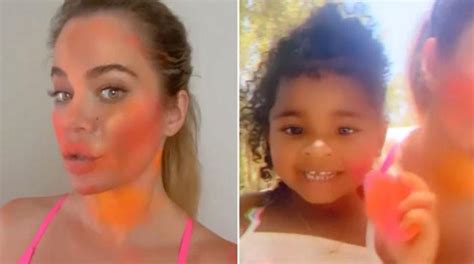 Khloe Kardashian Gets Makeover By Daughter True Niece Dream