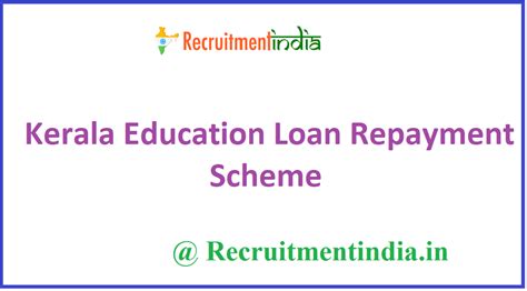 Education department of the state. Kerala Education Loan Repayment Scheme 2020 | Online ...