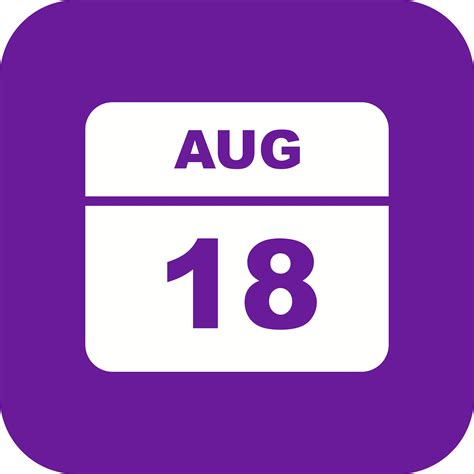 Watch udaariyaan 18th august 2021 episode 136 with english subtitles in high quality free streaming. August 18th Date on a Single Day Calendar 504638 ...