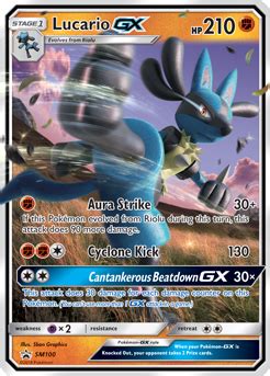 Standard pokédex description lucario reads its opponent's feelings with its aura waves. Lucario GX | SATC Gaming