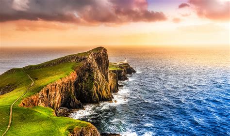 Desktop Hintergrundbilder Schottland Vereinigtes Königreich Meer