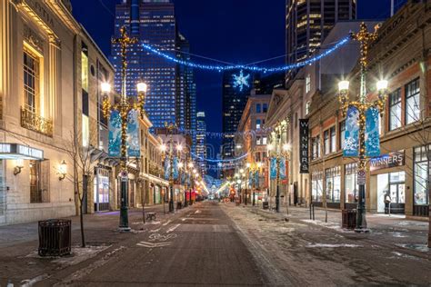 Calgary At Christmas Editorial Photography Image Of Snow 83154407
