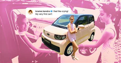 kendra kramer receives her first car at 13 years old freebiemnl