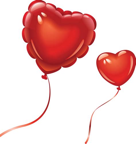 Heart Shaped Balloon Png Free Download Png All